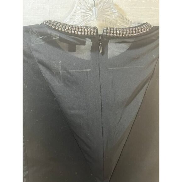 New‎ TOPSHOP Embellished High Neck Dress Tunic Black 2 - Picture 5 of 6